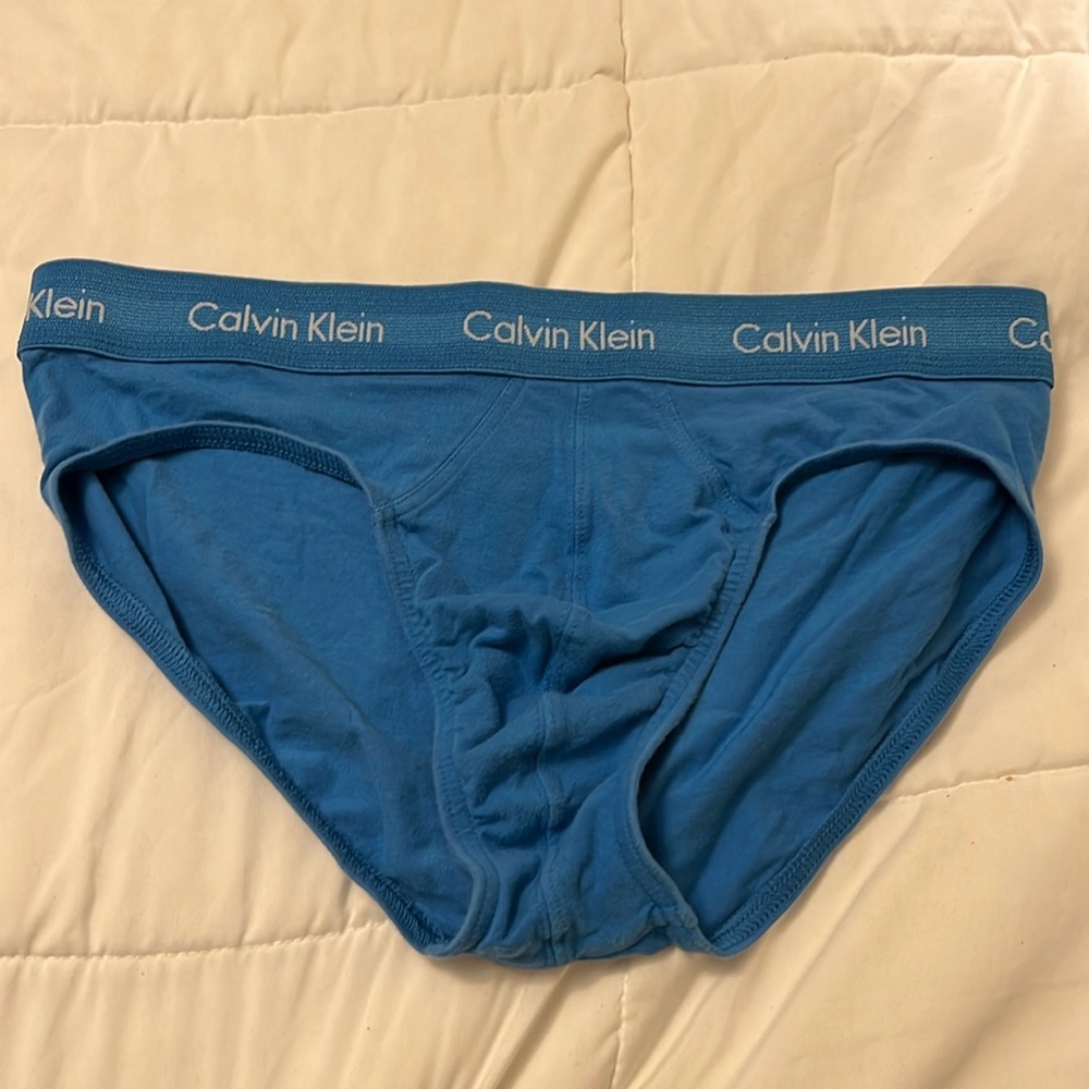 Calvin Klein cotton stretch lowrise hip briefs extra large good condition